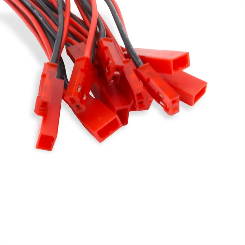 High-end22AWG JST Plug Connector SYP 2Pin Male Female Plug with 10cm Soft Silicone Cable Wire for LED Lamp Strip RC Toys Battery
