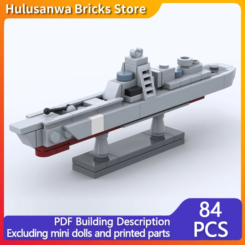 

Admiral Gorshkov Class Frigate Model MOC Building Bricks War Equipment Modular Technology Gifts Holiday Assemble Children Toys