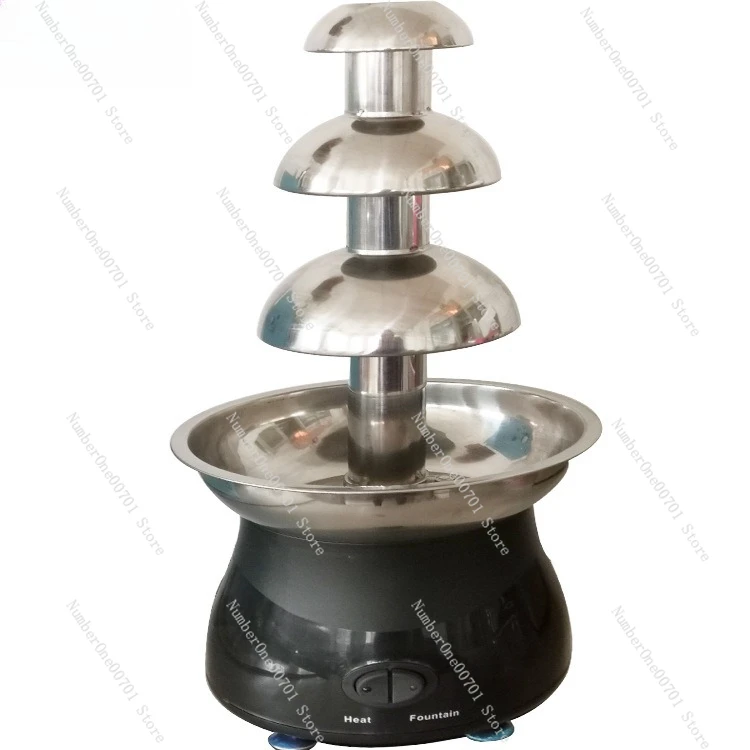 

Машина для шоколадного фонтана Трехслойная бытовая и коммерческая машина для плавления шоколада Машина для шоколадного водопада