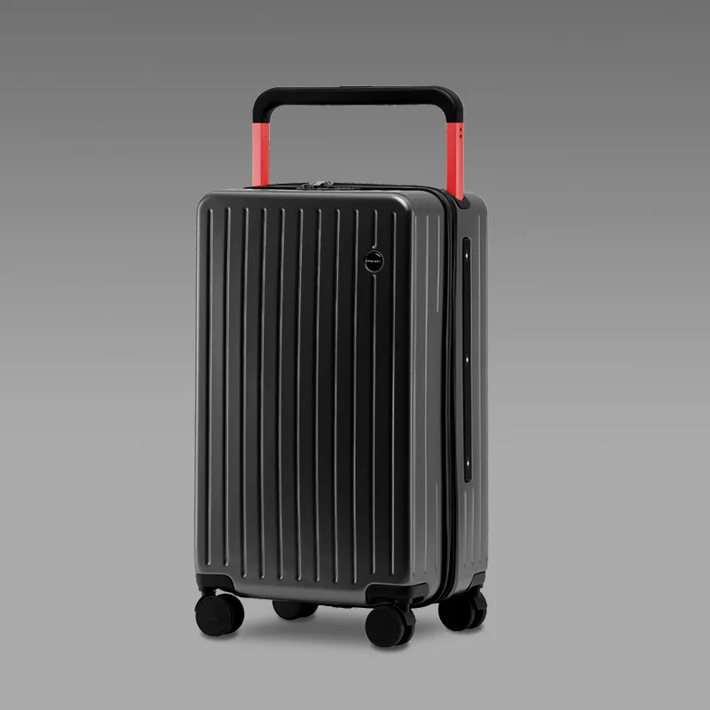 Wide Pull Rod Suitcase Women New 20-inch Boarding Cabin Suitcase TSA Lock Trolley Luggage Universal Wheel Travel Bag with Wheels