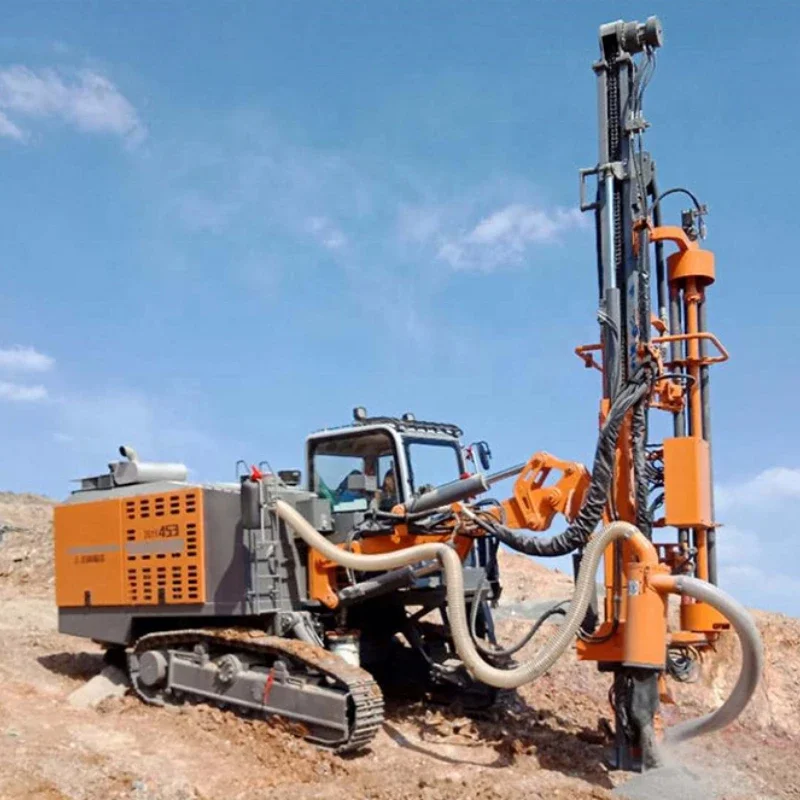 YG453 Hole 90-138 Automatically Integrated Drilling Rig Portable Rock Auger Borehole Air Drilling Rig for Mining