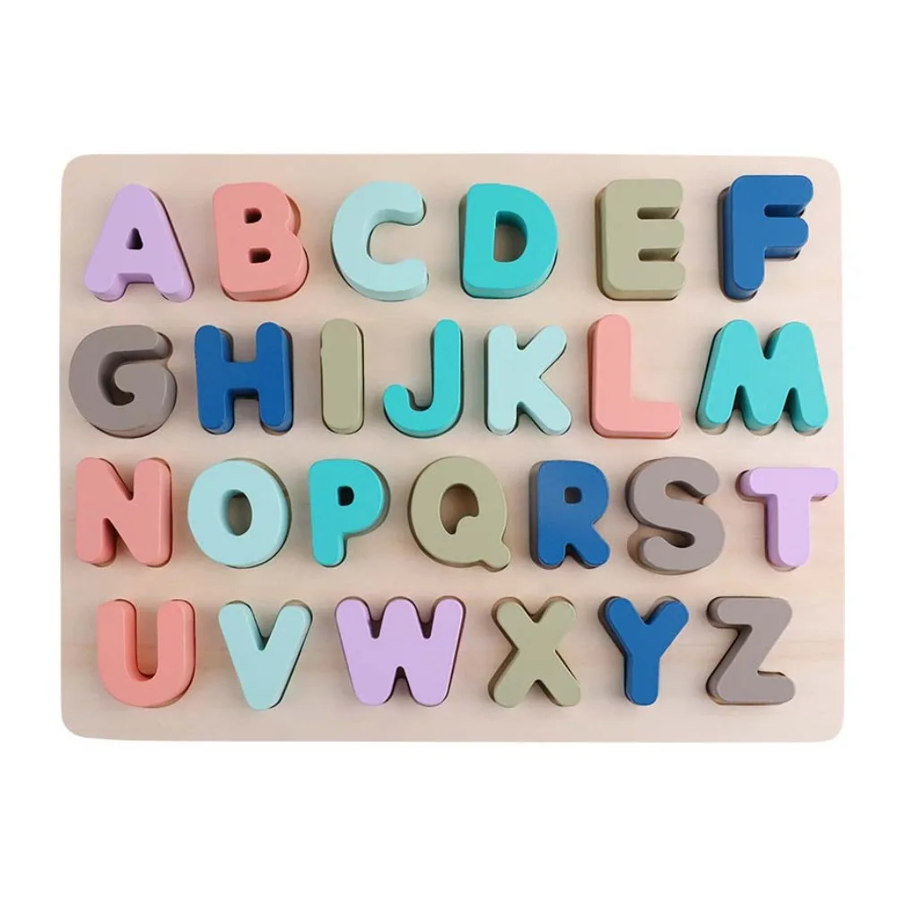 マッチングゲーム 3D木製ボード 数学 早期教育 アルファベット 数字 パズル 形状認知 学習玩具 子供向けパズル玩具