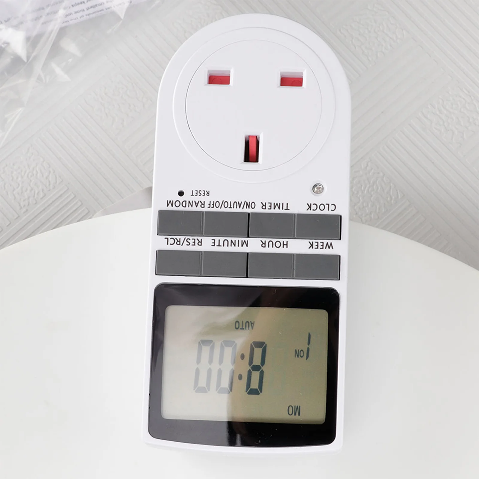 

Smart Timer Socket 10 Programmable Events 1 Minute Setting Accuracy Digital Timer Plug for Indoor Use Timing Socket