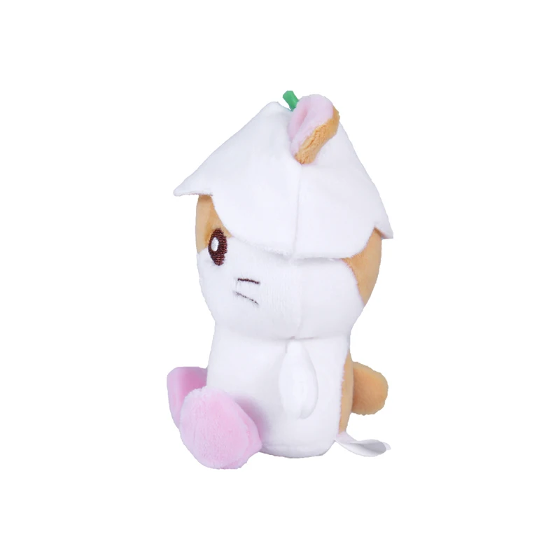 Carino Coro Coro Kuririn peluche Kawaii criceto portachiavi mascotte portachiavi portachiavi Anime peluche giocattoli per bambini per ragazze ragazzi regalo