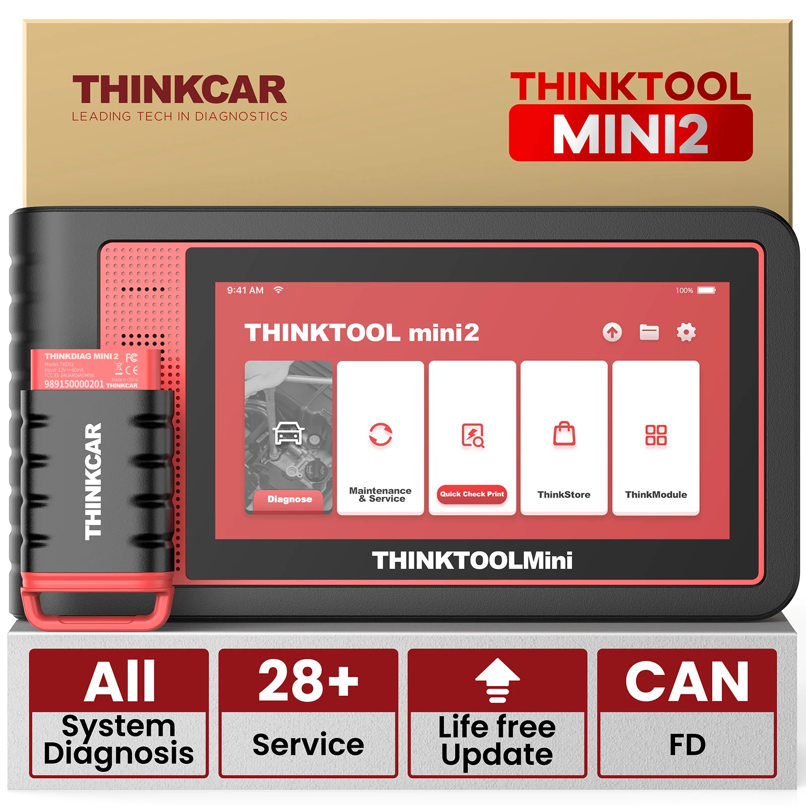 THINKCAR THINKTOOL MINI 2 Scanneur de Diagnostic 3