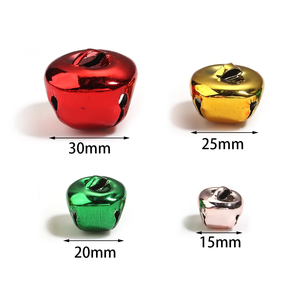 20-30Pcs Jingle Bells Iron Loose Beads Small For Festival Decoration/Christmas Tree Decorations/DIY Crafts Accessories Decoratio