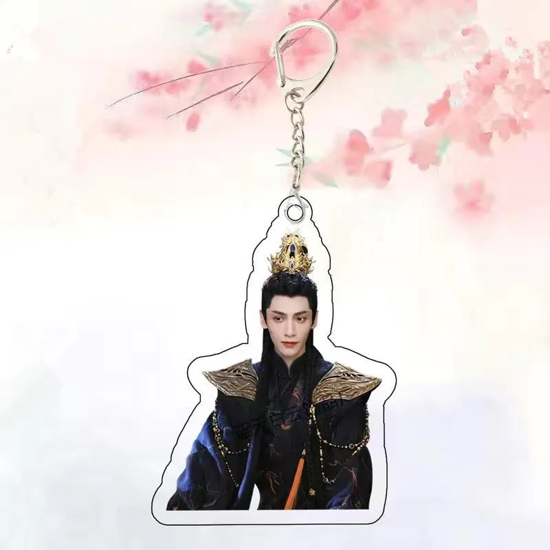 Luo Yunxi Cute Figure Keychain Till The End Of The Moon Cosplay Keychain Bag Pendant Jewelry Car Key Chain Key Ring Accessories