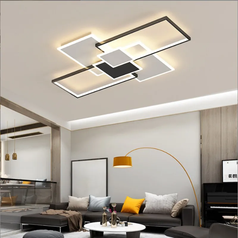 Luxury Living Room Chandelier Modern LED Dimmable With Alexa Indoor Lighting Simple Bedroom Study Dining Room Ceiling Lamp