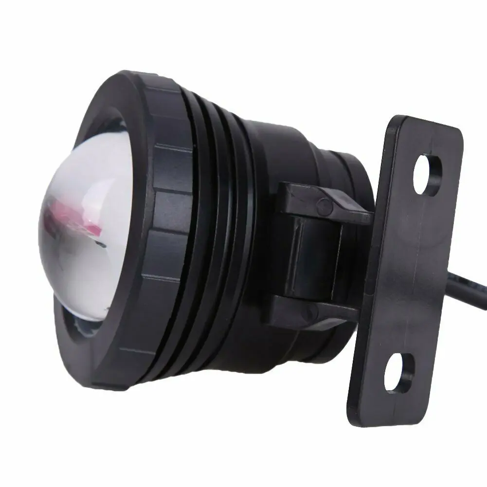 방수 RGB LED 수중 투광 조명, 분수 수영장 연못 수족관 스포트라이트 전구 램프, 야외 정원 DC12V AC85-265V 15W, 1PC