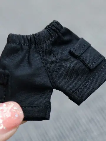 Calções de bolso de boneca feitos à mão para 1/11 ob11 boneca jeans roupas de boneca para 1/12 bonecas bjd roupas casuais acessórios de boneca