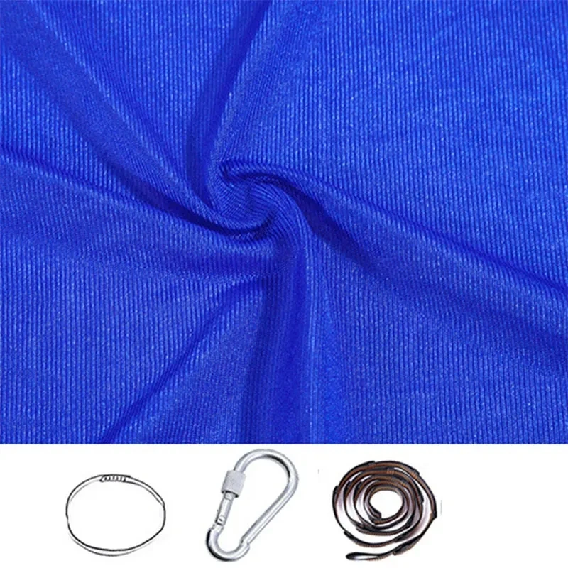 Indoor Kids Yoga Hammock Swing Elastic Bed Outdoor Swing Adjustable Hammock Fitness Tool Belt Extension Strap Carabiner