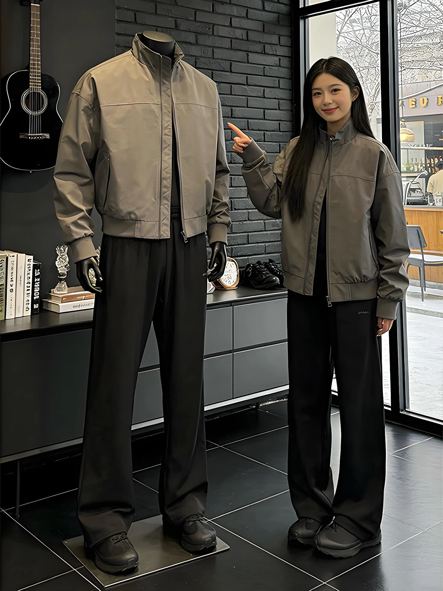 

Мужская куртка Cleanfit American Style Flight Jacket с воротником-стойкой, устойчивая к износу, для работы и активного отдыха