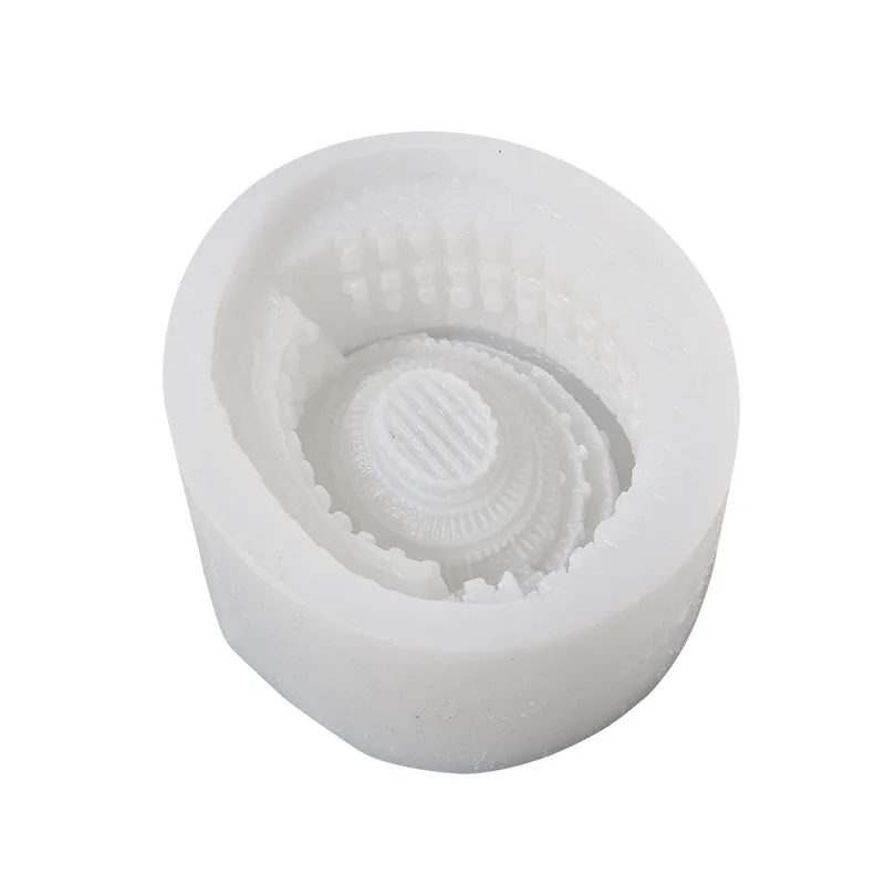 Pochoir multifonctionnel en Silicone souple, moulage de construction célèbre, détaillé, pour savon au chocolat, bougie, cire, artisanat de bricolage