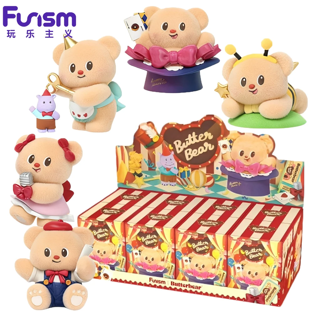 

Genuine FUNISM Butter Bear Top-Tier Team Series Blind Box Stylish Dolls Trendy Figurines Toys Ornaments Sweet Gifts for Girls
