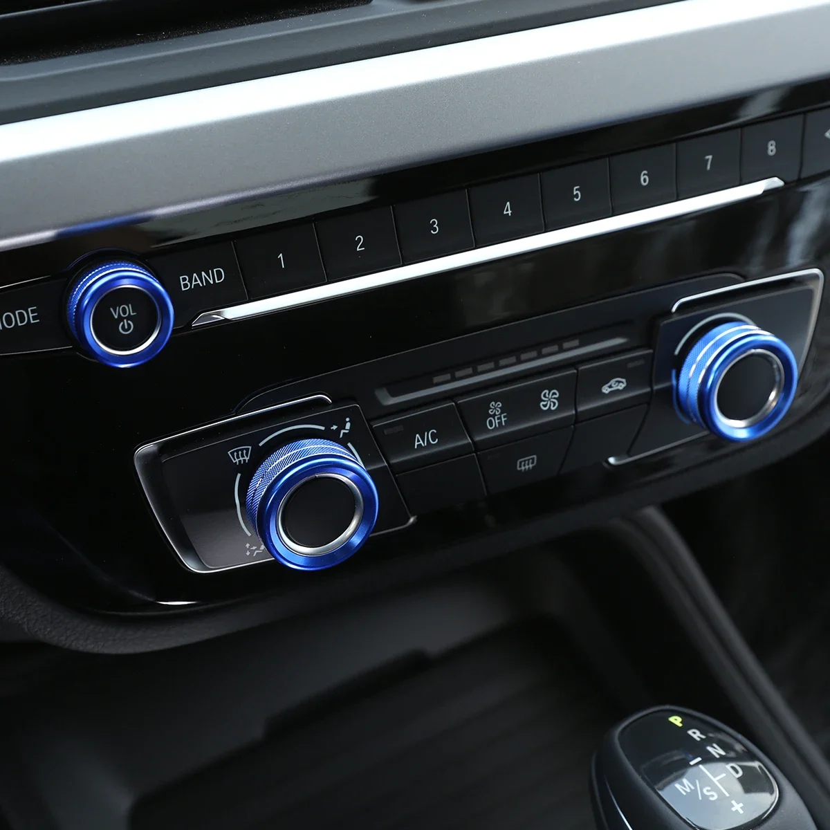 

For 2019-2025 Toyota GR Supra A90 aluminum alloy red car air conditioning volume knob decorative ring sticker interior parts