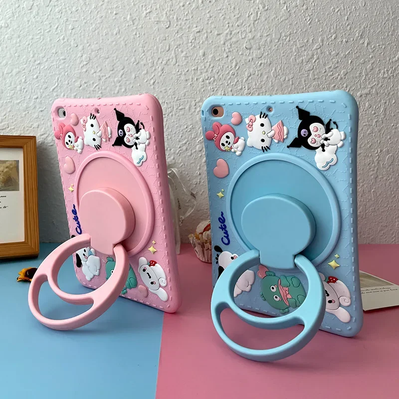 Cinnamoroll Table Case For iPad 10.9 10th 10.2 9th 8th 7th Case Kids Tablet Cover for iPad Air 3 4 5 Pro 11 2022 2021 9.7 Case