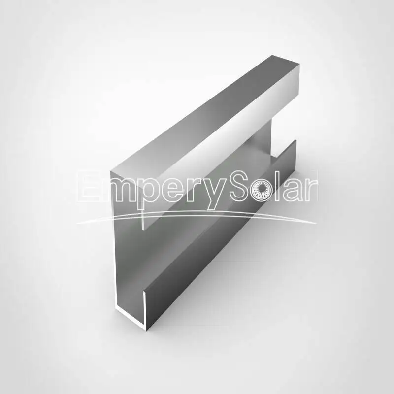Pitched Flat Tin Tile Solar Panel Roof Mounting System Solar Mounting Brackets Solar Panel Ground Mount c Channel Support - Detail 1