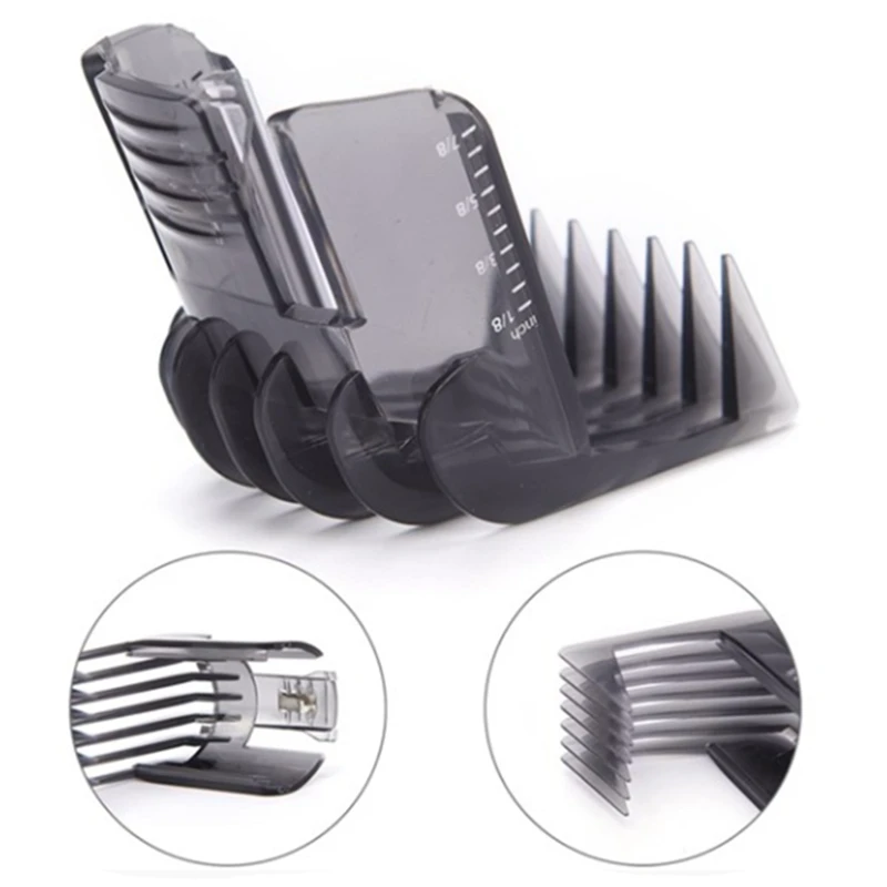 3Pcs Practical Hair Trimmer Cutter Barber Head Clipper Comb Fit for Philips QC5130 QC5105 QC5115 QC5120 QC5125 QC5135