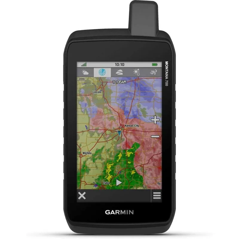 Garmin Montana 700, GPS de mano resistente, mapeo en robots para carreteras y senderos, pantalla táctil en color de 5" compatible con guantes