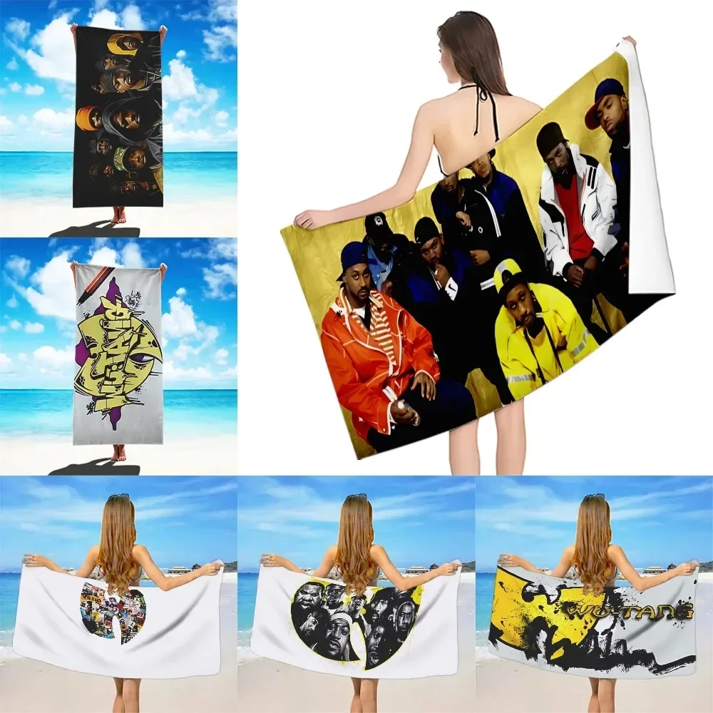 WU-T--TANG CLAN Beach Towel Microfiber Sand Free Quick Dry Soft Sandproof Pool Towels Gift for Women Travel Gym Shower Camping