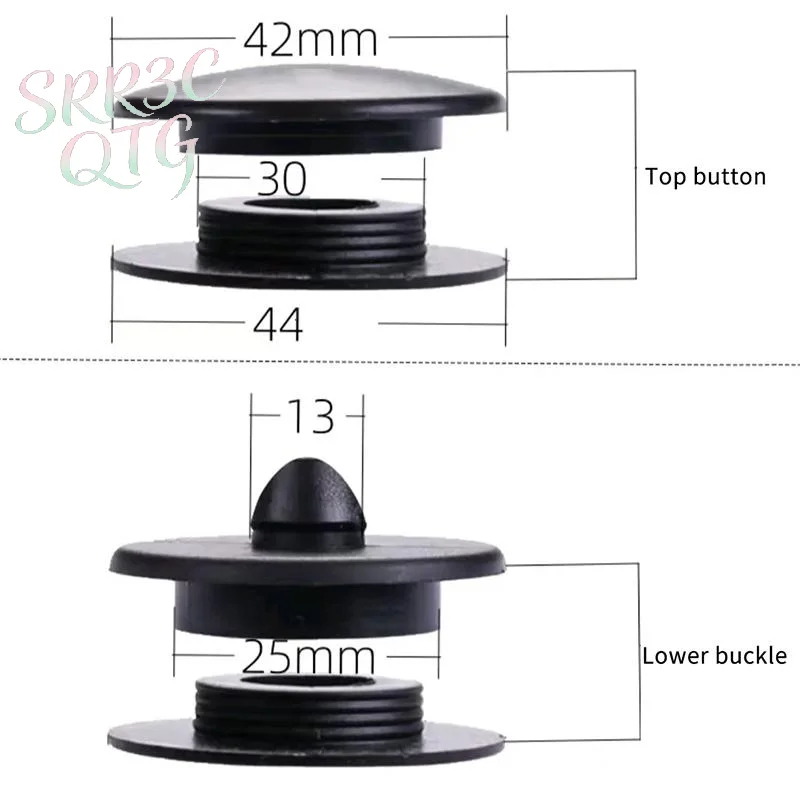 Universal Car Floor Mat Buckle Clips Fixing Clasp Double Layer Foot Mat Fastener Carpet Clip Buckle Fixer Sleeve Car Accessories