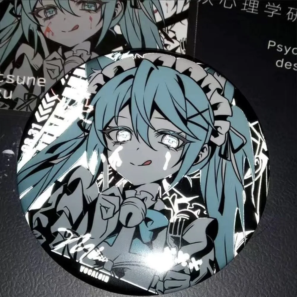 New Hatsune Miku Badge Hatsune Miku Project Diva Anime Peripheral Cute Delicate Personality Schoolbag Ornament Collection Brooch