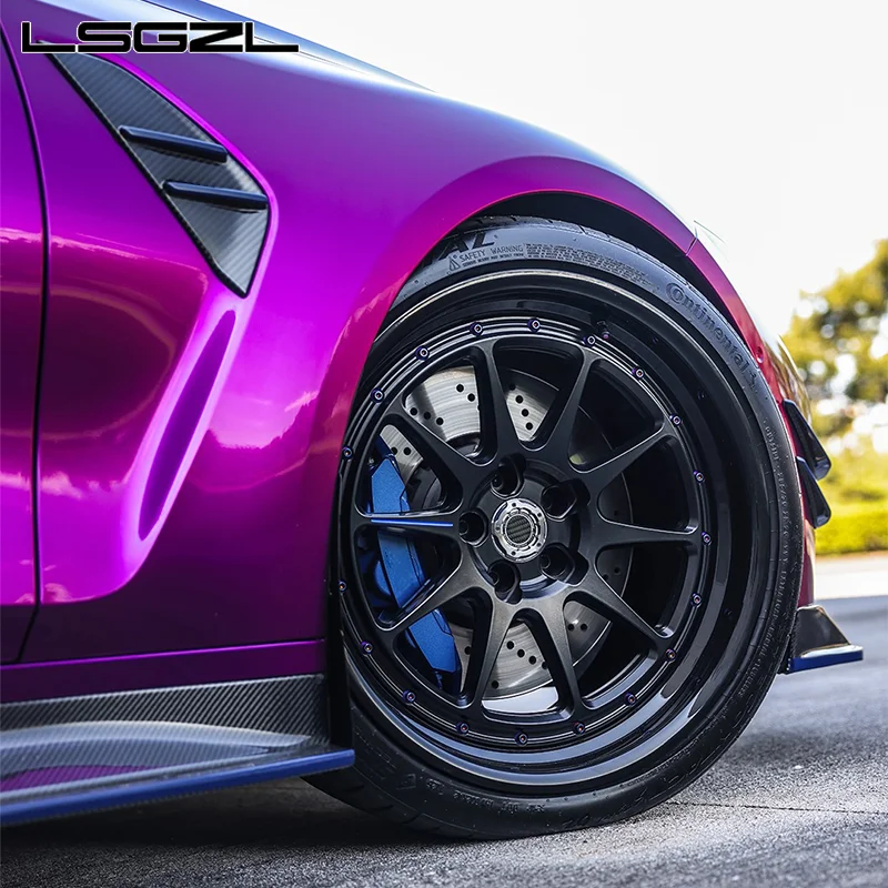 Rueda MONOBLOCK de 2 piezas de aleación forjada de lujo 5x127 5x112 5x120 para tapa central de fibra de carbono de 17 18 20 21 22 24 pulgadas para BMW M3 M4 M5