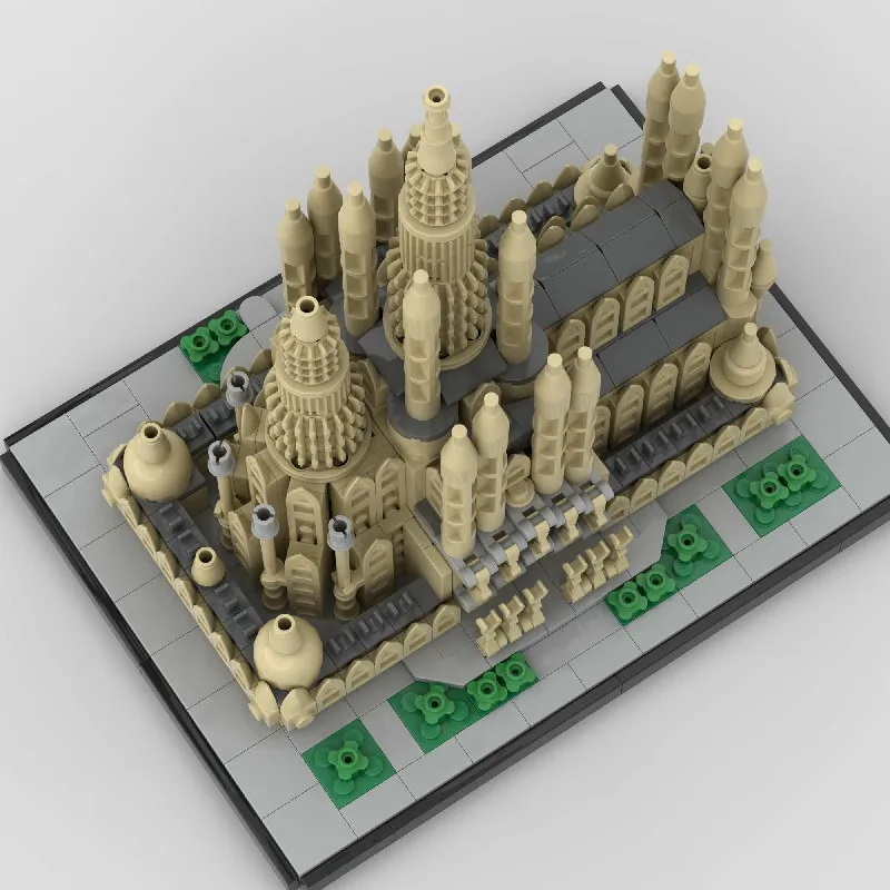 مجموعات مباني البيت المقدس من باسيليكا، مجموعة نماذج كتل المباني المعيارية لمتجر شقة المدينة، هدية 854 قطعة #5