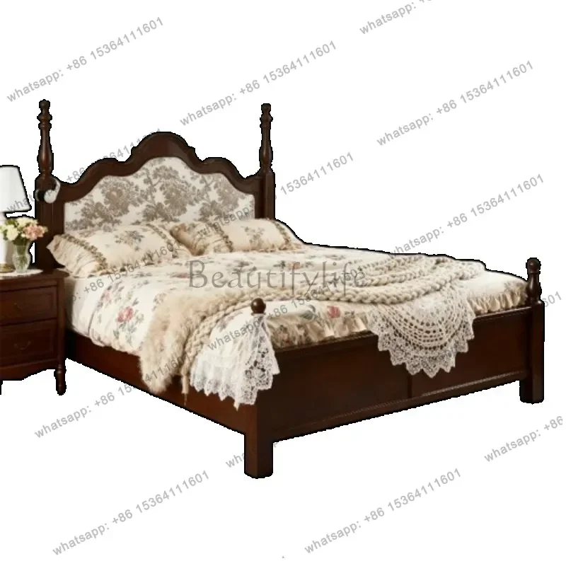 House Bedrooms Double Bed Queen Size Couples Storage Luxury Modern Double Bed Headboards Room Camas De Dormitorio Home Furniture