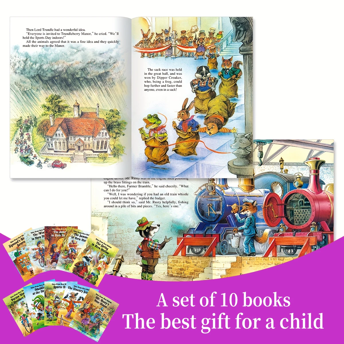 Children's English Story Picture Book 'The Spring in Fern Hollow' - Exquisite Inner Pages Educational Insights