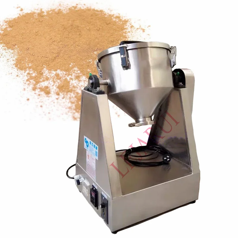 

1kg 3kg 5kgsingle Cone Shaped Rotating Chemical Dry Powder Mixing Machine Blender Chemical Powder Mixer Food Additive Mixer