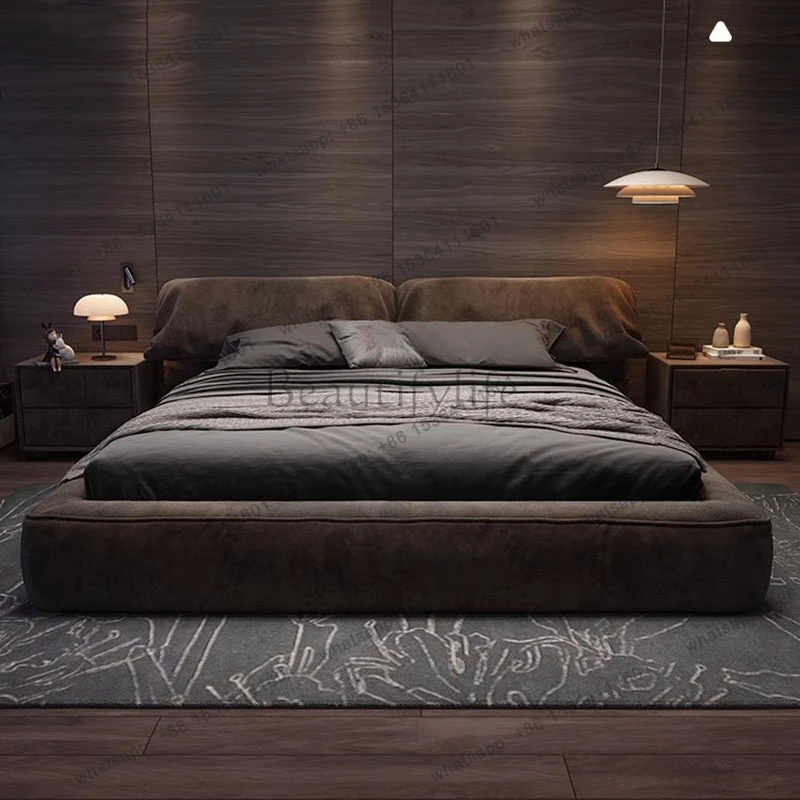 Glamouroso rei moderno cama de casal quadro high end queen cabeceira cama quadro plataforma designer dormir cama caixa casal móveis