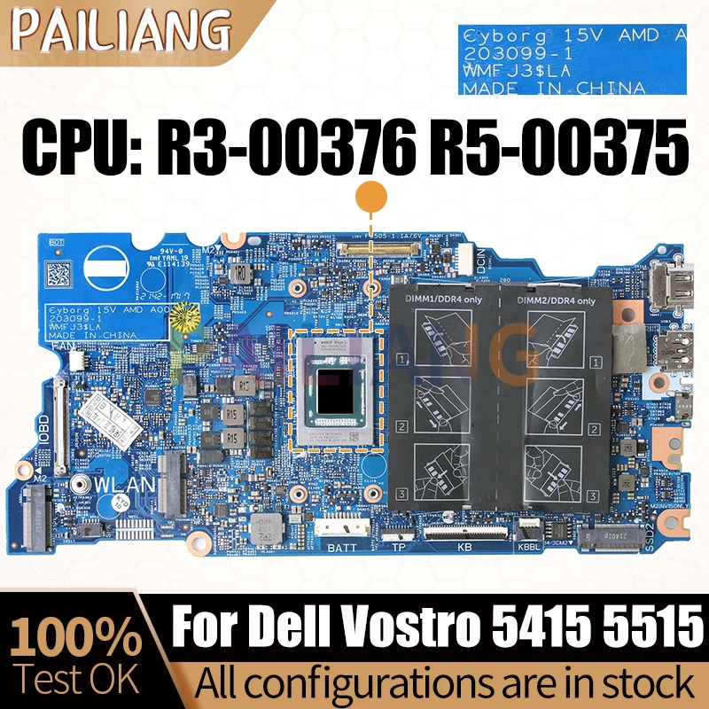 

Для ноутбука DELLVostro 5415 5515 Φ 203099-1 078X6R 0JYM36