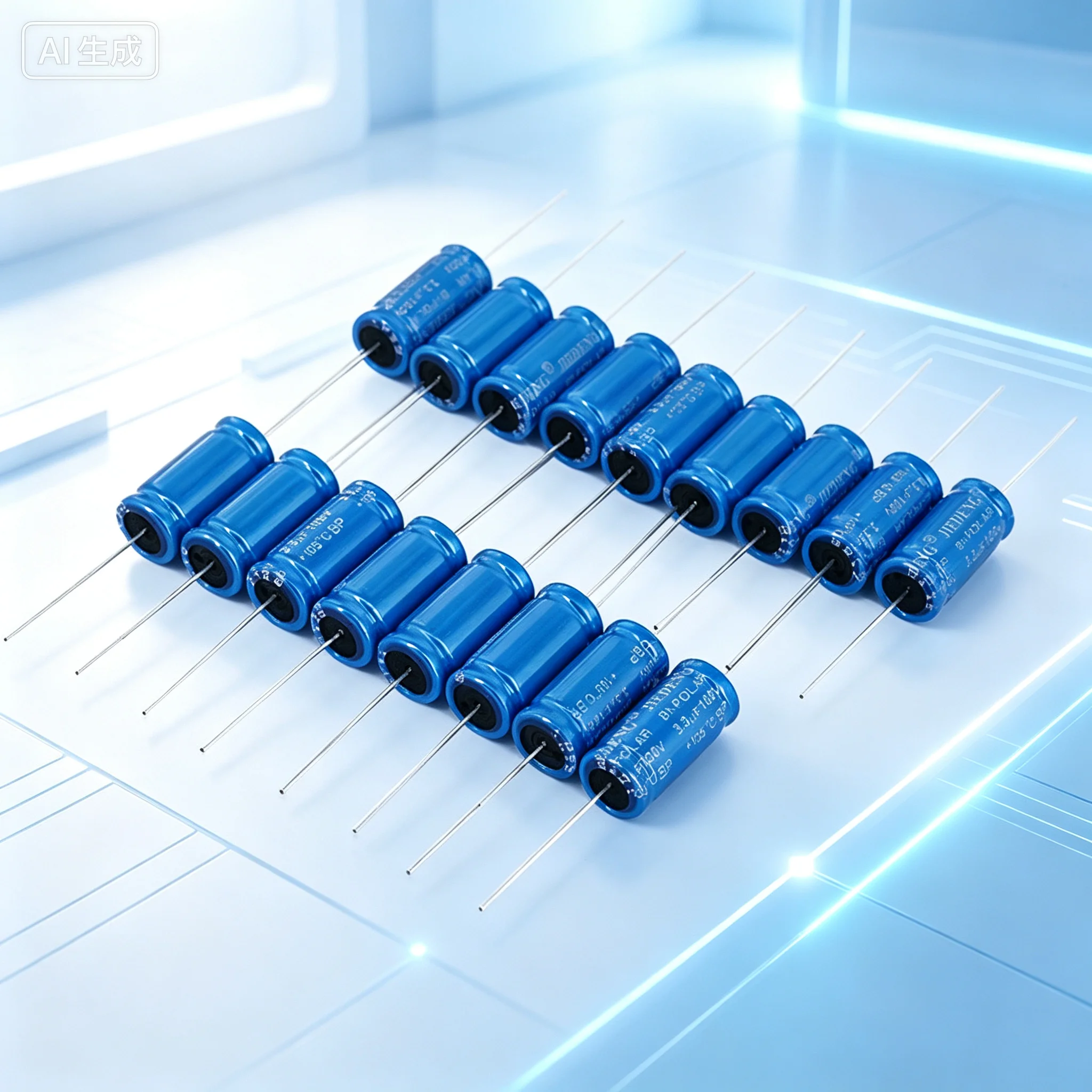 Audio Crossover Capacitor for JIEDENG,10UF 100V Non-Polar Axial Horizontal Midrange Speaker Capacitor 20pcs