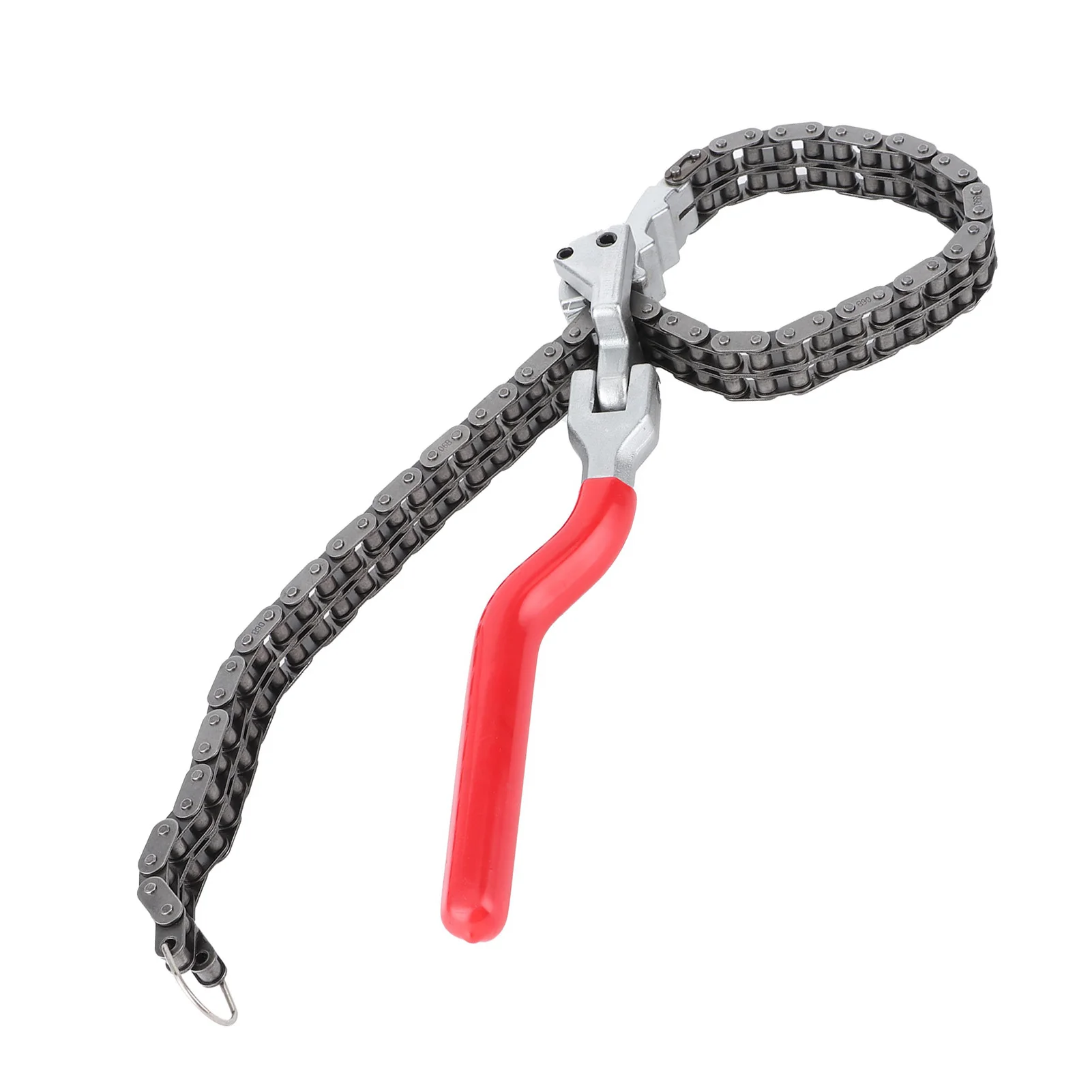 Llave para filtro de aceite, llave para filtro de aceite, tipo cadena, llave para filtro de aceite, mango largo de 13,8 pulgadas, herramienta ergonómica de reparación de automóviles