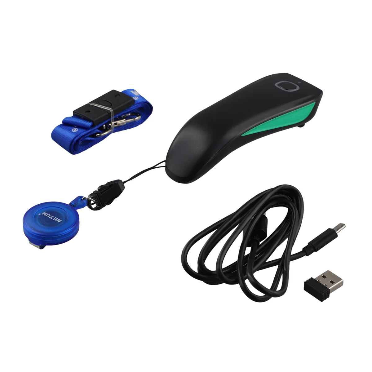 NEUER NETUM C740 Bluetooth Wireless 1D Barcodescanner Pocket QR Barcodeleser CODE128 für Tabakbekleidung Mobile Zahlung