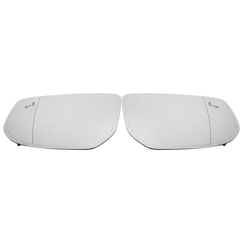 A19Q-Car Reversing Mirror Lens With Blind Spot Assist Mirror Glass Lens With Heating For Cadillac CTS 2013-2018
