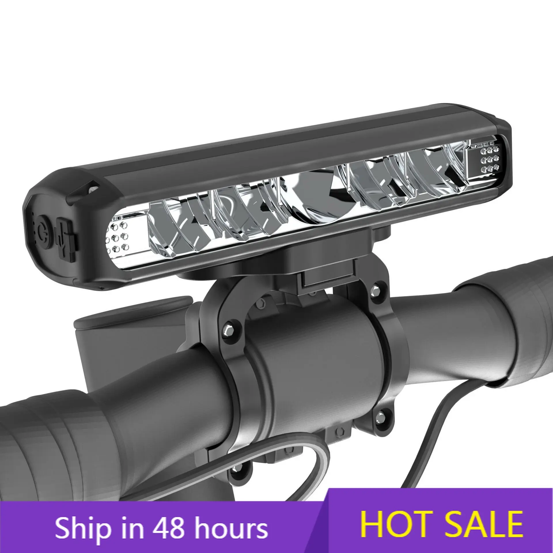 

POWER LEAP2025 New Bicycle LED Light 2600lm High Bright Night Bike Light USB Charging Outdoor Sports Mountain Bike Accessories