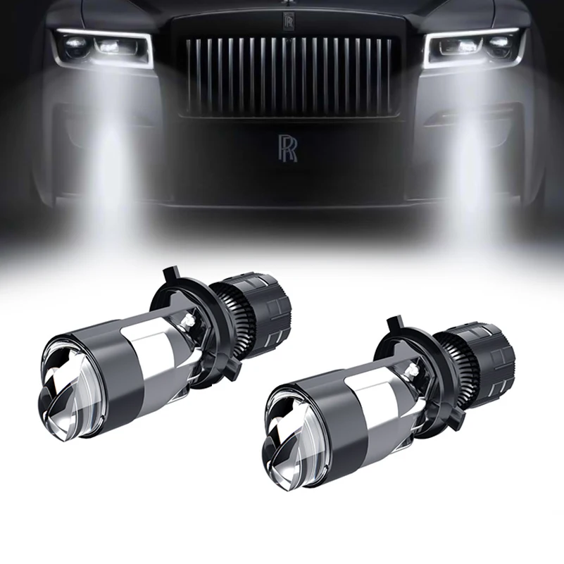 2 Pcs Dual Lens H4 …