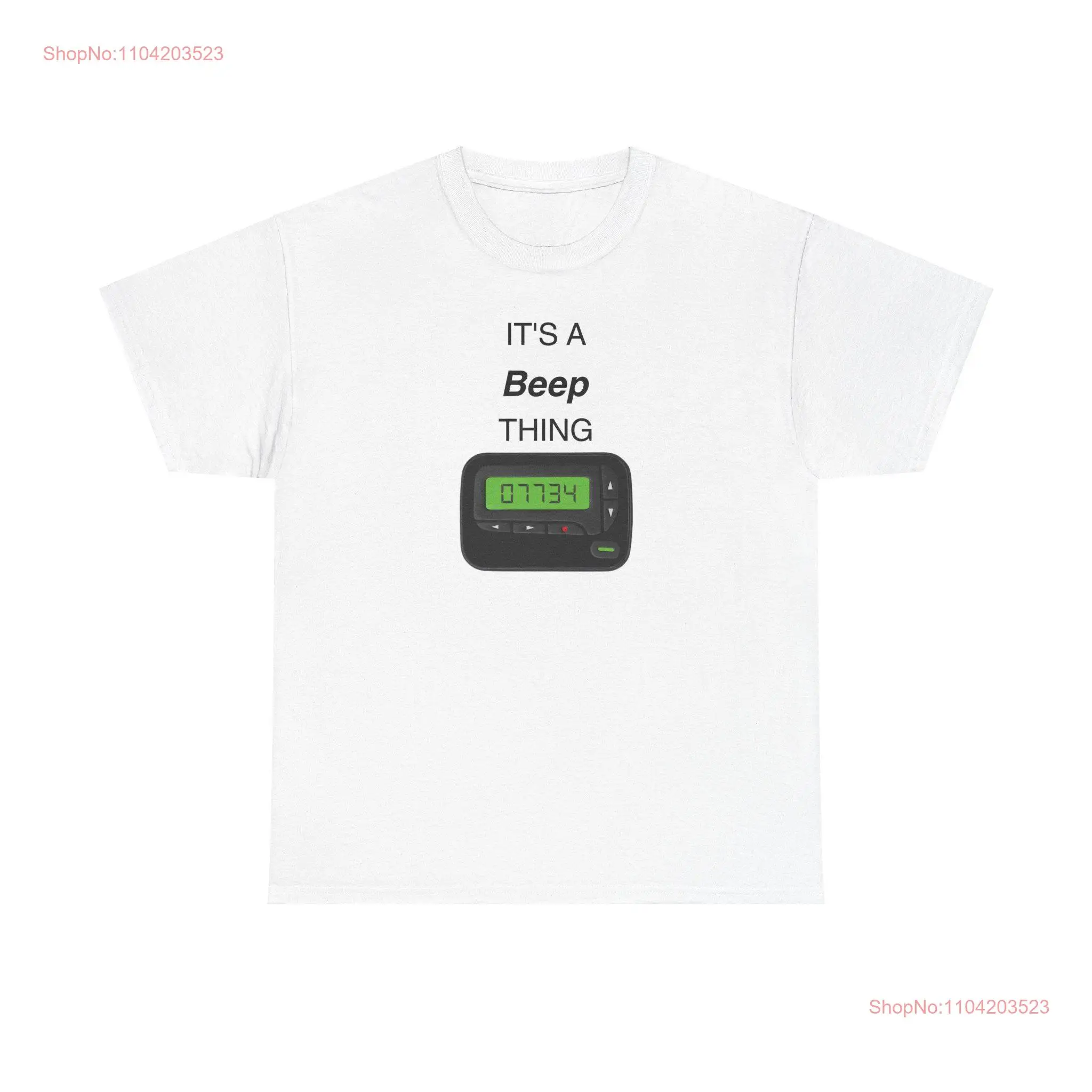 Retro Gen X Beepers T Shirt Vintage Pager Nostalgia 90s Technology Classic Communication Top Hipster Fashion