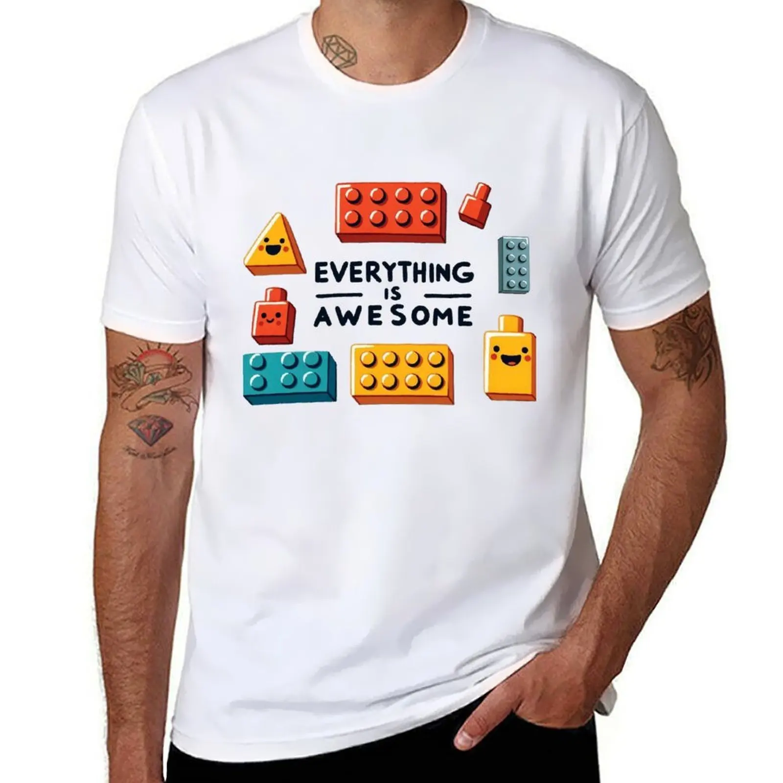 

Everything is awesome T-Shirt mens graphic t shirts man graphic t shirt T-Shirt