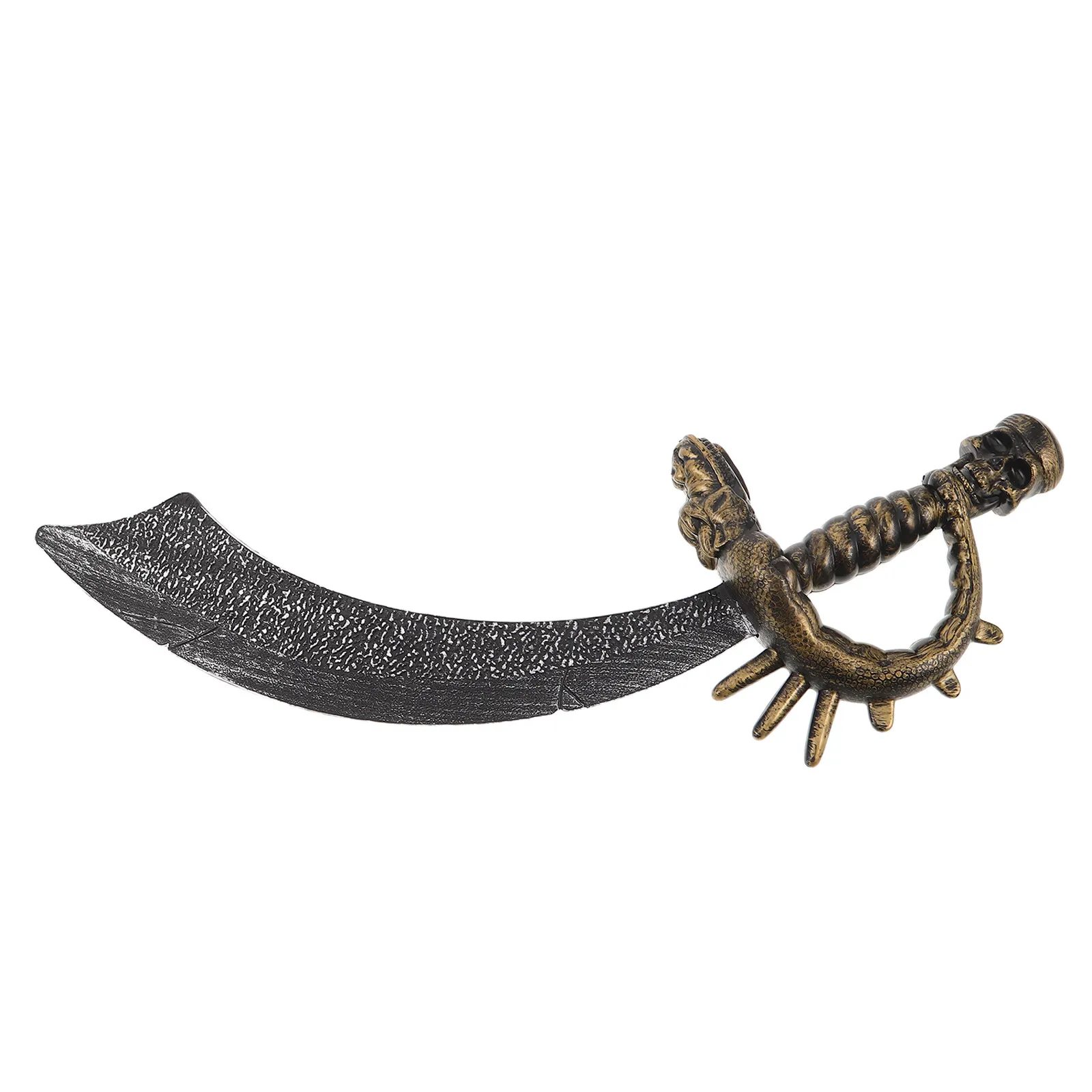 

Kids Halloween Pirate Sword Plastic Rounded Edge Costume Accessory Pretend Play Role Play Party Dress-Up Knight Roman Halloween
