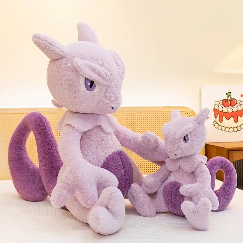 35/85 cm Mewtwo Pokemon Knuffels Grote Anime Pop Kussen Cartoon Mew Pokémon Plushie Kawaii Gevulde Cadeau voor kinderen Verjaardag