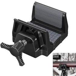 Universal Rifle Clamp Rest Head para Shooting Stick, monopé tripés Stand, leve para a prática de alvo, ao ar livre