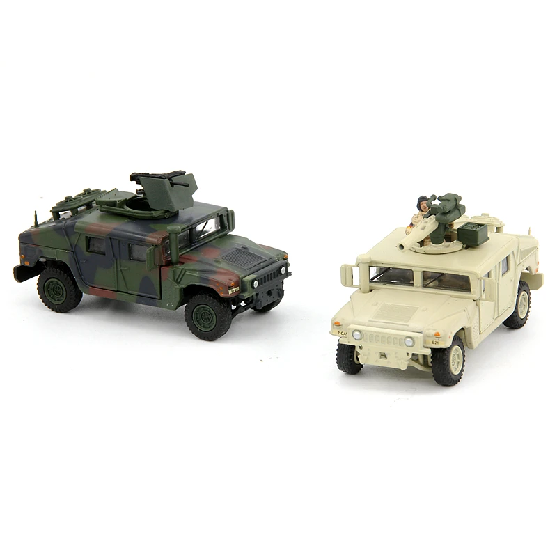 2 sztuk/zestaw 1/72 nas wojskowy Humvee uniwersalny pojazd opancerzony Model M1114