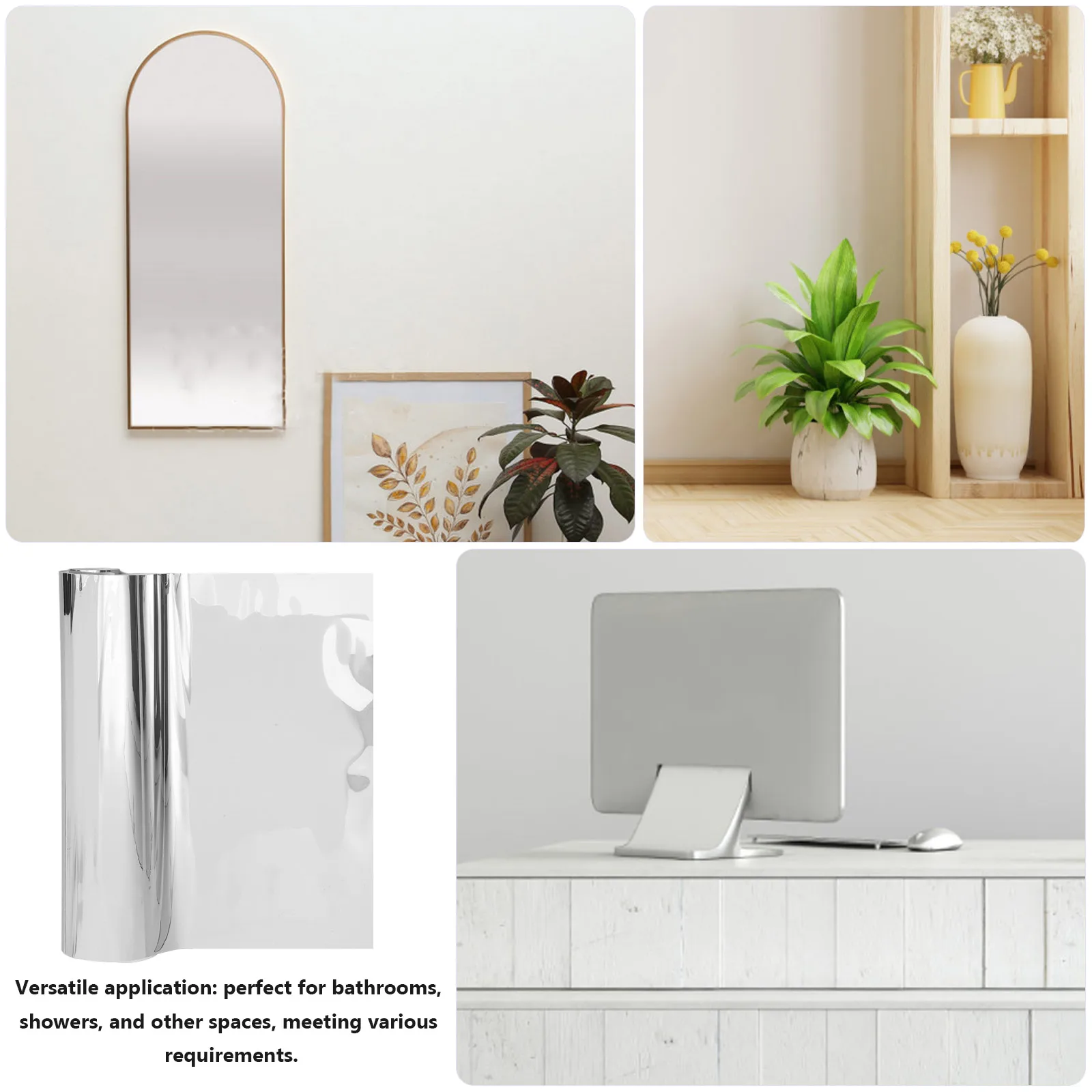 

Football Self Adhesive Mirror Wall Sticker Travel Tape The Pet Reflective Decals