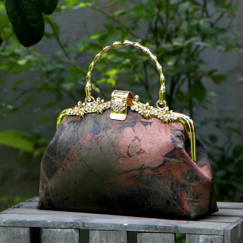 

Набор материалов для рукоделия: необработанный шелковый ароматизированный тканевый материал «Облачные листья» с цепочкой-самосборкой для сумок, инструменты для шитья своими руками, простые в использовании тканевые элементы.