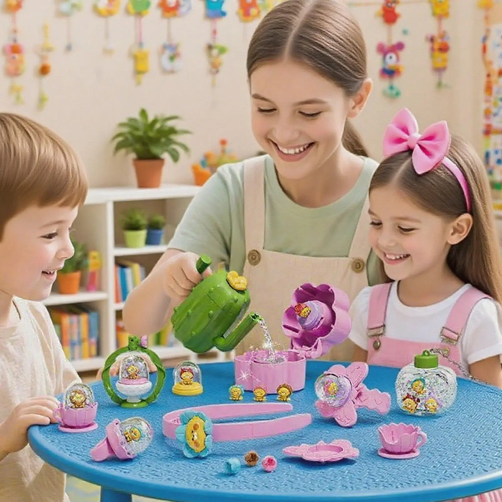 

Kids Jewelry Making Kit Charm Toy Set Ring Hairband Necklace Fun Handmade For Kids Girls Children Creative Craft Activities
