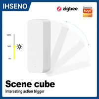 Tuya Zigbee 4 Tap Scenes 1Knock 1 Shake Smart Scene Cube Scene Controller High Accuracy Ultimate Shortcut Key Linkage Smart Home