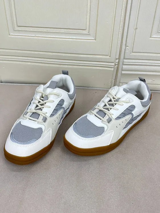 

Модные дышащие повседневные туфли на плоской подошве со шнуровкой и круглым носком, женские спортивные туфли-балетки с вставками, удобные, на резиновой подошве